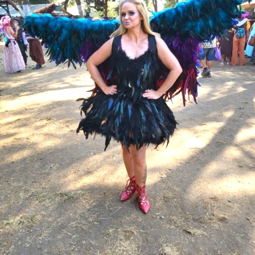 Handmade Fairy Feather COSTUME no wings - Picture 2 of 7